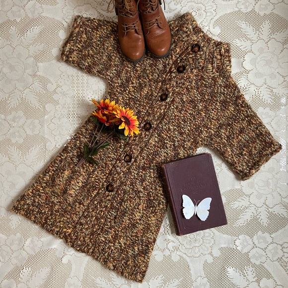 Tabitha anthro seasonal stroll wool blend cardigan coat - Picture 10 of 17